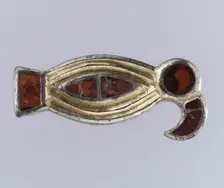 Bird-Shaped Brooch, Frankish, 500-600. Creator: Unknown