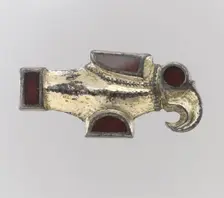 Bird-Shaped Brooch, Frankish, 500-600. Creator: Unknown