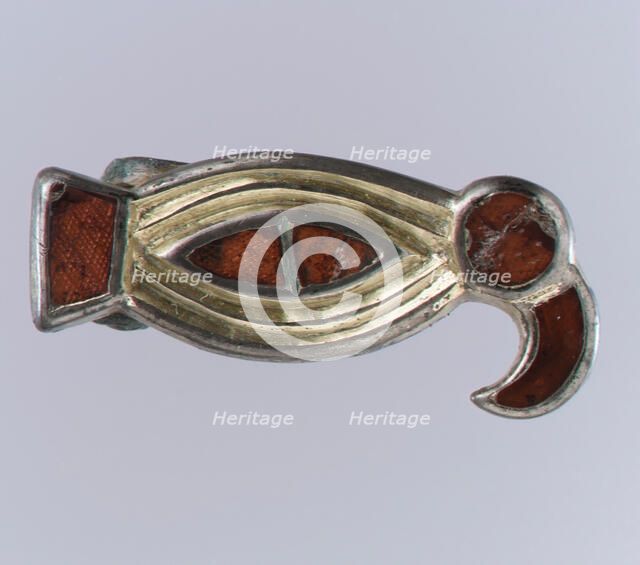 Bird-Shaped Brooch, Frankish, 500-600. Creator: Unknown.