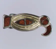 Bird-Shaped Brooch, Frankish, 500-600. Creator: Unknown