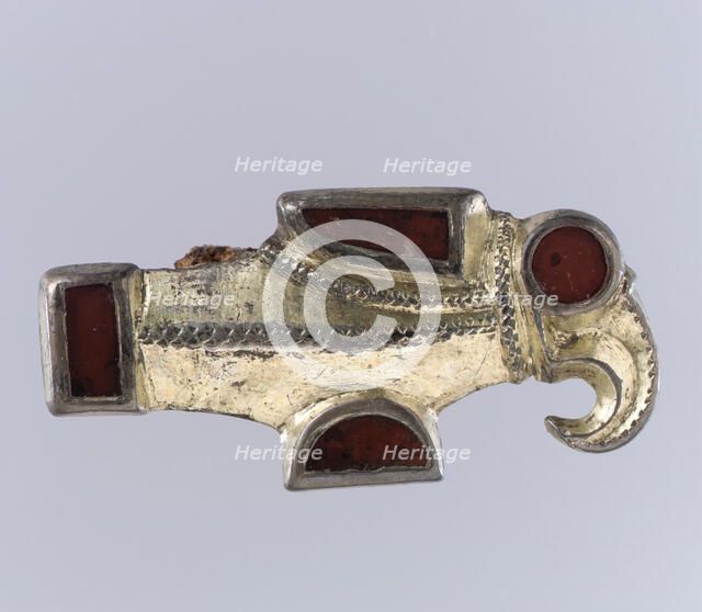 Bird-Shaped Brooch, Frankish, 500-600. Creator: Unknown.