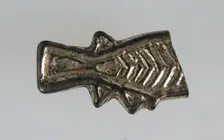 Bird-Shaped Brooch, Frankish, ca. 500-550. Creator: Unknown