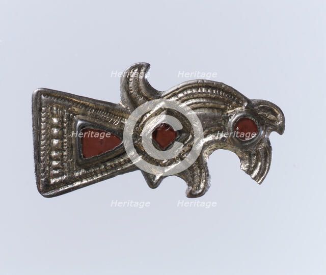 Bird-Shaped Brooch, Frankish, late 6th century. Creator: Unknown.