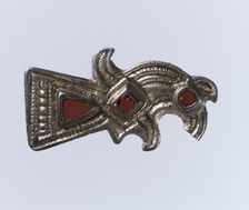 Bird-Shaped Brooch, Frankish, late 6th century. Creator: Unknown