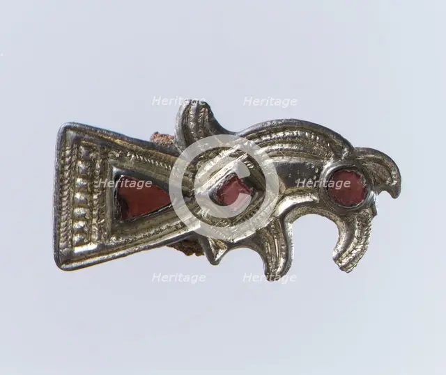 Bird-Shaped Brooch, Frankish, late 6th century. Creator: Unknown.