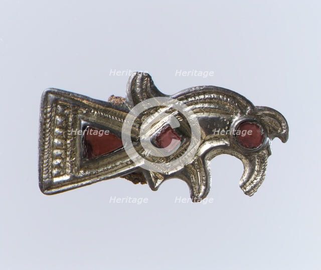 Bird-Shaped Brooch, Frankish, late 6th century. Creator: Unknown.