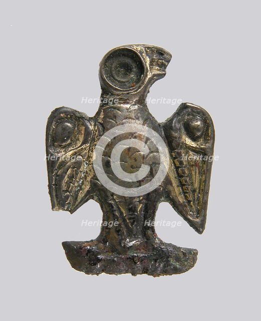 Bird-Shaped Brooch, Frankish, late 6th-early 7th century. Creator: Unknown.