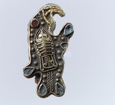 Bird-Shaped Brooch, Frankish, second half 6th century. Creator: Unknown