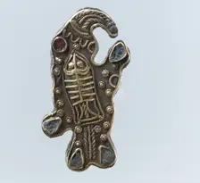 Bird-Shaped Brooch, Frankish, second half 6th century. Creator: Unknown