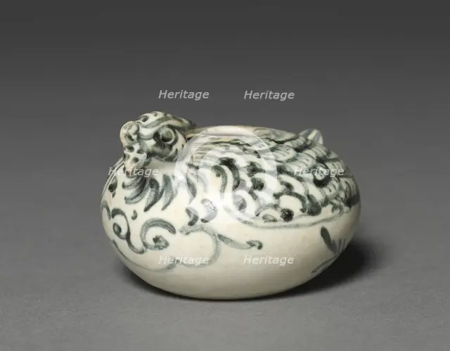 Bird-Shaped Jar, 1400s. Creator: Unknown.