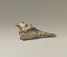 Bird-Shaped Pendant with Marvered Body, Syria, 13th century. Creator: Unknown