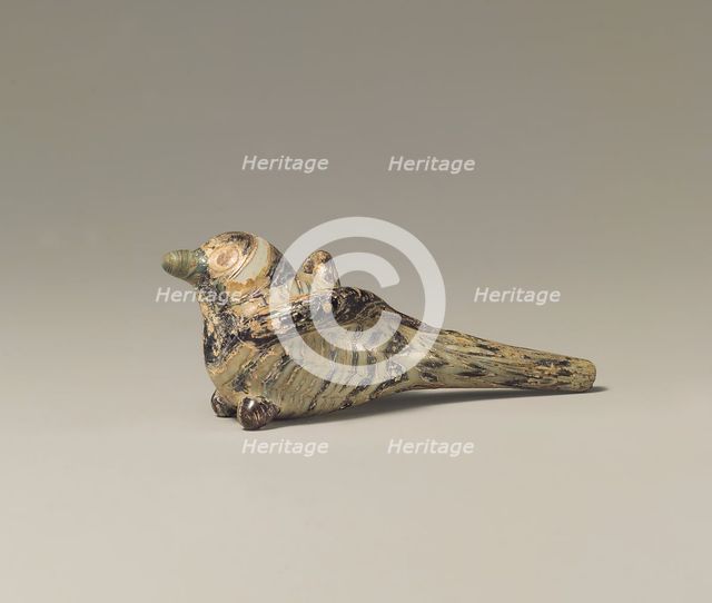 Bird-Shaped Pendant with Marvered Body, Syria, 13th century. Creator: Unknown.