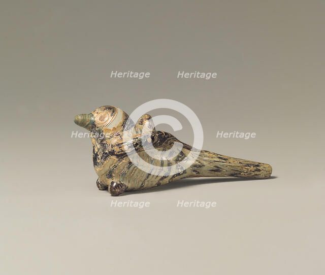 Bird-Shaped Pendant with Marvered Body, Syria, 13th century. Creator: Unknown.