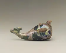 Bird-shaped Pendant with Brown Wings (Toy?), Syria, 13th century. Creator: Unknown
