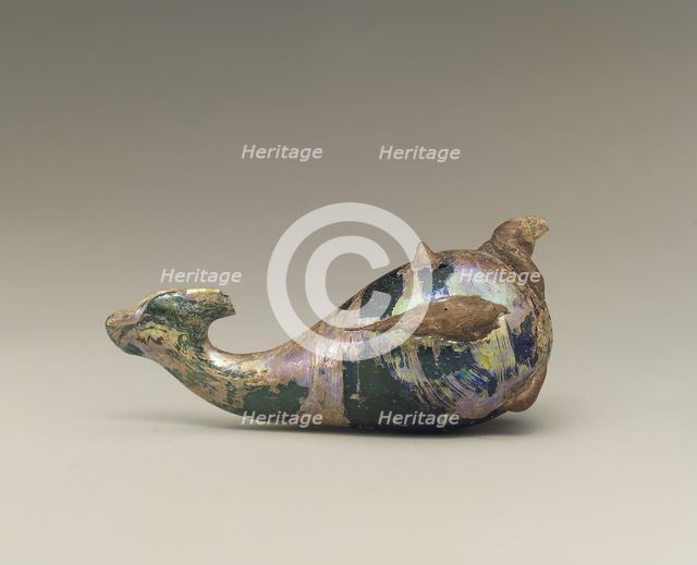 Bird-shaped Pendant with Brown Wings (Toy?), Syria, 13th century. Creator: Unknown.