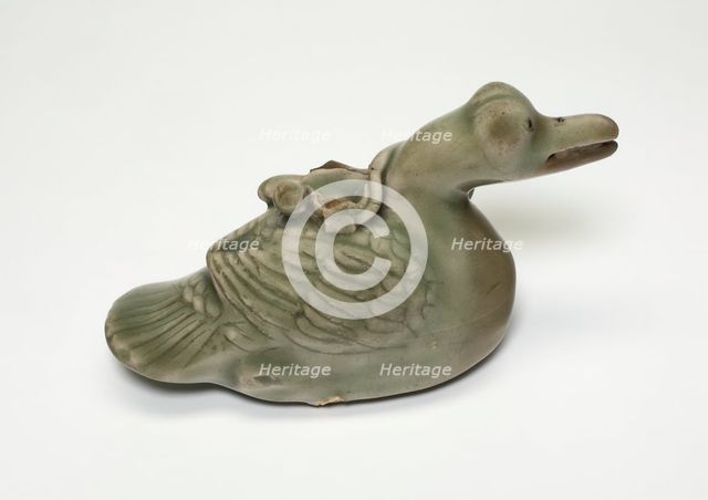 Bird-Shaped Water Dropper, Korea, Goryeo dynasty (918-1392), mid-12th century. Creator: Unknown.