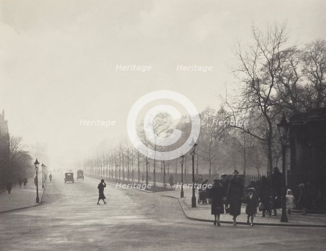 Birdcage walk. From the album: Photograph album - London, 1920s. Creator: Harry Moult.
