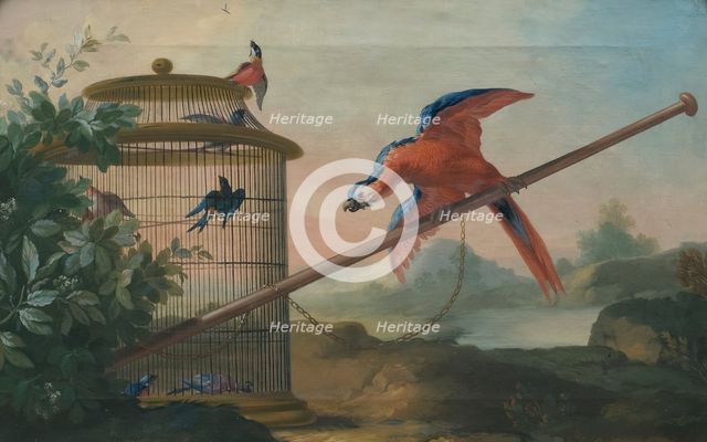 Birds, 1750s. Creator: Johan Pasch.