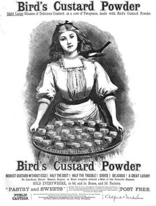 Bird's Custard Powder 1886. Creator: Unknown