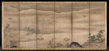 Birds and Flowers in a Landscape of the Four Seasons, second half of the 1500s. Creator: Sessh? T?y? (Japanese, 1420-1506), follower of