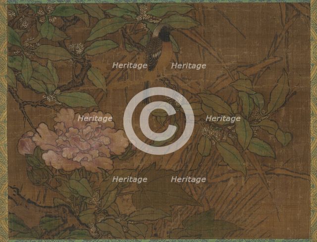 Birds and Flowers, mid-1400s-early 1500s. Creator: Sessh? T?y? (Japanese, 1420-1506), attributed to.