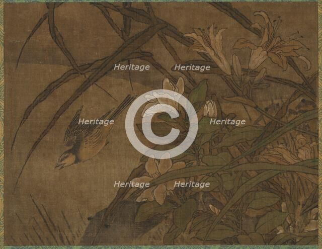 Birds and Flowers, mid-1400s-early 1500s. Creator: Sessh? T?y? (Japanese, 1420-1506), attributed to.