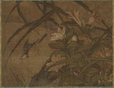Birds and Flowers, mid-1400s-early 1500s. Creator: Sessh? T?y? (Japanese, 1420-1506), attributed to