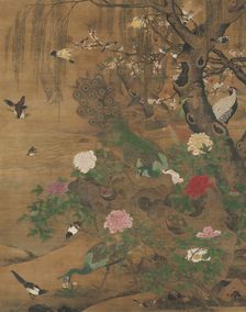 Birds Gather under the Spring Willow, late 1400s-early 1500. Creator: Yin Hong (Chinese, c. 1430-c. 1500)