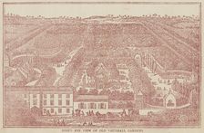 Bird's Eye View of Old Vauxhall Gardens, 1888. Creator: Unknown