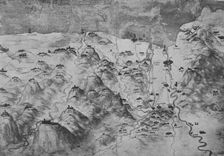 Bird's-Eye View of Part of Tuscany c1480 (1945). Artist: Leonardo da Vinci