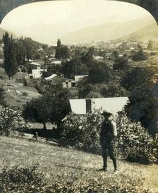 Bird's-Eye View of Wandiligong, Victoria, Australia c1909. Creator: George Rose