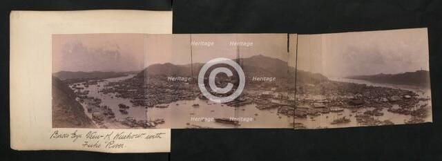 Birds Eye View of Wuchow with Fuho River, China.  Creator: Unknown.