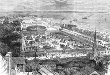 Bird’s eye view of the International Maritime Exhibition at Havre, 1868. Creator: Unknown