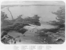 Birds-Eye View of the Straits of Kertch & Sea of Azoff c1870