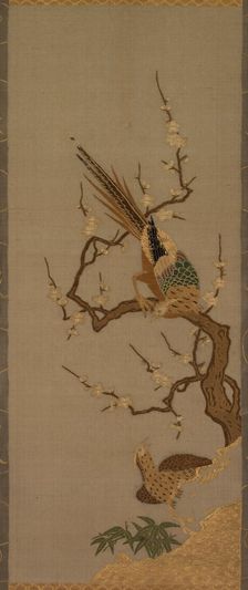 Birds in a Tree, 18th-19th century. Creator: Unknown