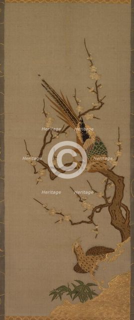 Birds in a Tree, 18th-19th century. Creator: Unknown.