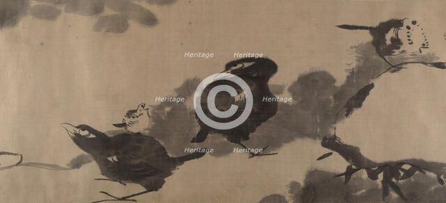 Birds in a lotus pond, ca. 1690. Creator: Bada Shanren.