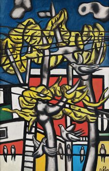 Birds in the trees, 1953. Creator: Léger, Fernand (1881-1955)