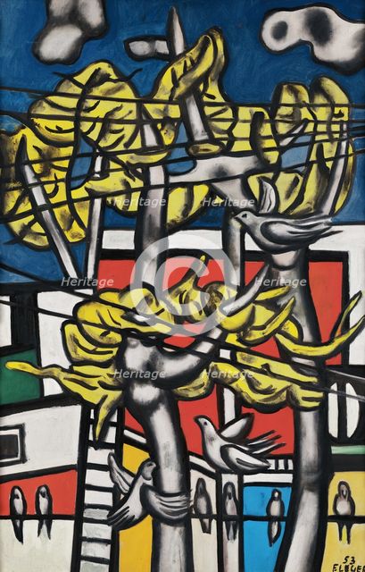 Birds in the trees, 1953. Creator: Léger, Fernand (1881-1955).