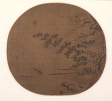 Birds on an Autumn Inlet, c. 1200. Creator: Unknown