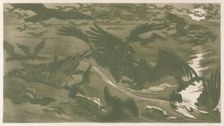 Birds of Prey, 1893. Creator: Victor Emile Prouvé (French, 1858-1943)