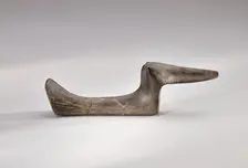 Birdstone with pointed popeyes, 1500-500 BCE. Creator: Unknown