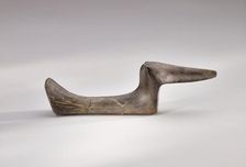 Birdstone with pointed popeyes, 1500-500 BCE. Creator: Unknown