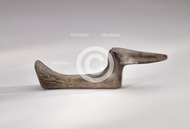 Birdstone with pointed popeyes, 1500-500 BCE. Creator: Unknown.