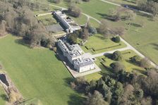 Birdsall House and the old ruined Church of All Hallows and Cross, Birdsall, North Yorkshire, 2017. Creator: Historic England