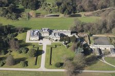 Birdsall House and the old ruined Church of All Hallows and Cross, Birdsall, North Yorkshire, 2017. Creator: Historic England