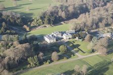 Birdsall House and the ruined old church of All Hallows and Cross, Birdsall, North Yorkshire, 2019. Creator: Historic England