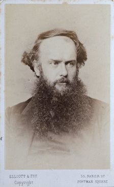 Birket Foster, after 1863. Creator: Elliott & Fry