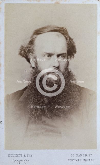 Birket Foster, after 1863. Creator: Elliott & Fry.