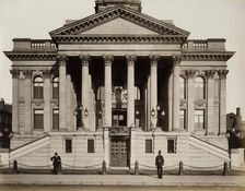 Birkenhead Town Hall, Hamilton Square, Birkenhead, Merseyside, 1888. Creator: Henry Bedford Lemere